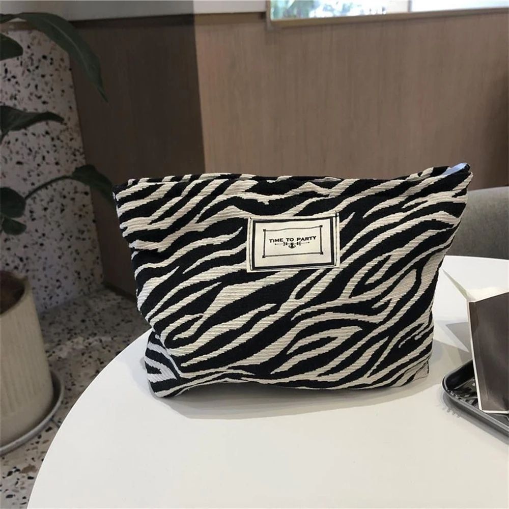 Leopard and Zebra Print Makeup Bag