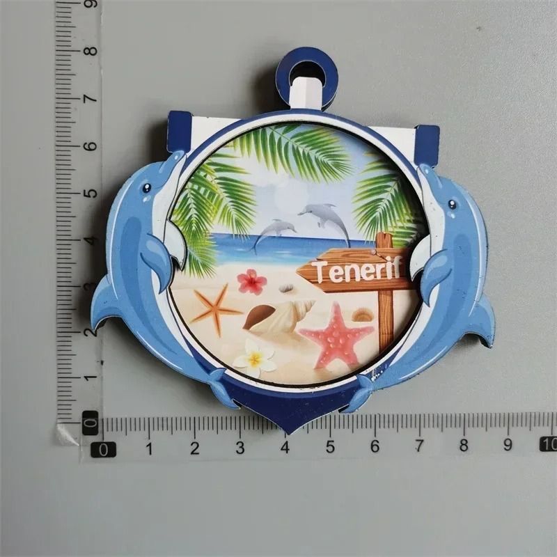 Traveler Narrative Sculpture – High-Definition Tenerife Architectural Magnet