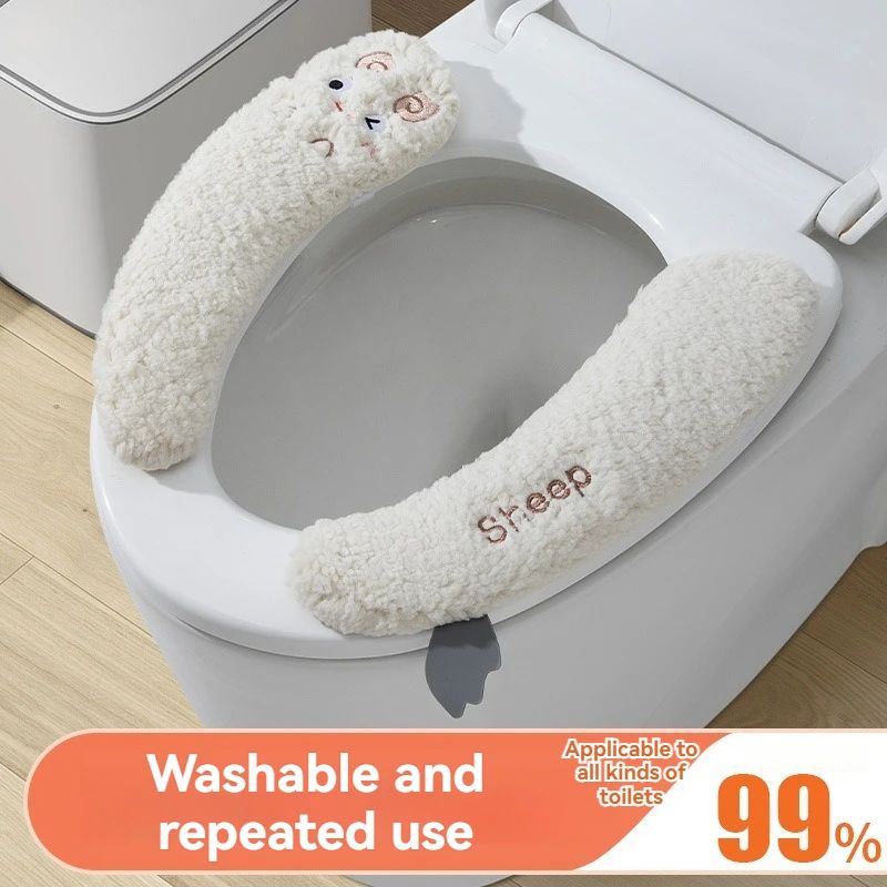 Universal Winter Warm Toilet Seat Cushion Cover