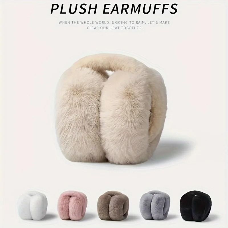 Foldable Plush Thermal Winter Earmuffs