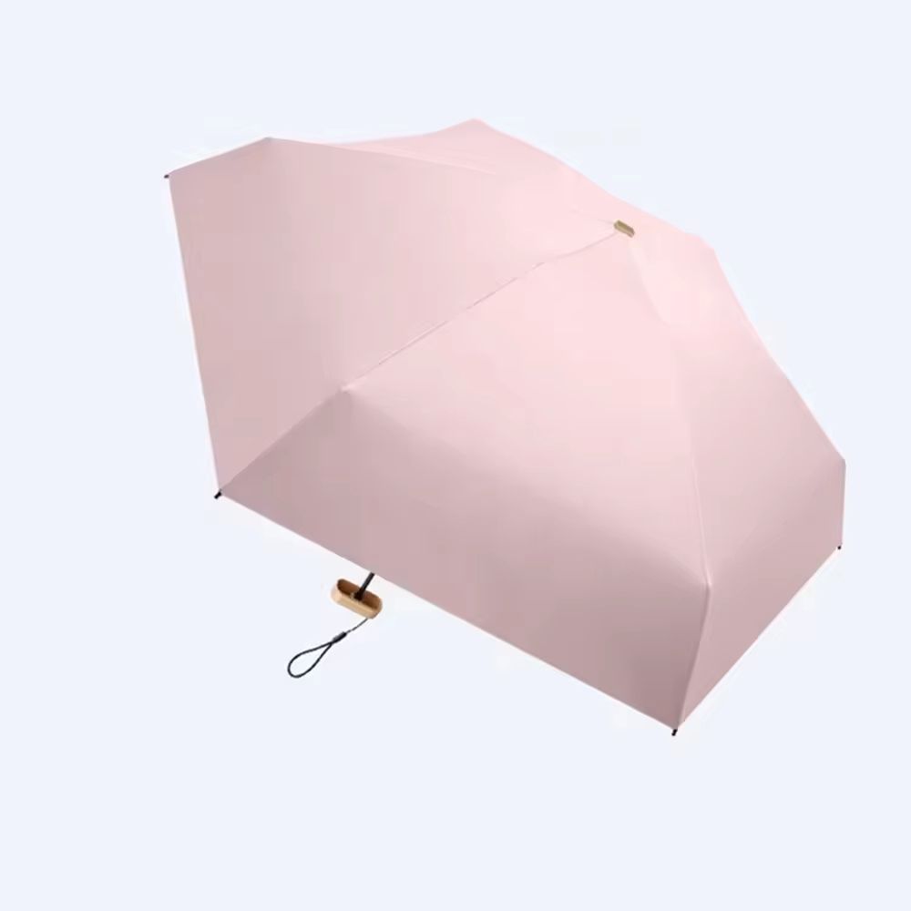 Mini Pocket Umbrella – Compact Folding Sun & Rain Parasol with UV Protection