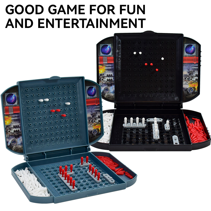 Battleship Game Two-Player Naval Combat Tabletop Game for Strategy Lovers