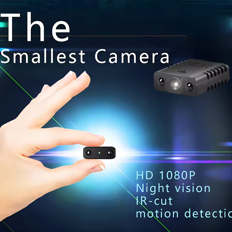 Mini Camera Wire Camera, Anti-theft IP Camera for Home, Smart Home Security, Indoor Video, Voice APP Real-time Cam