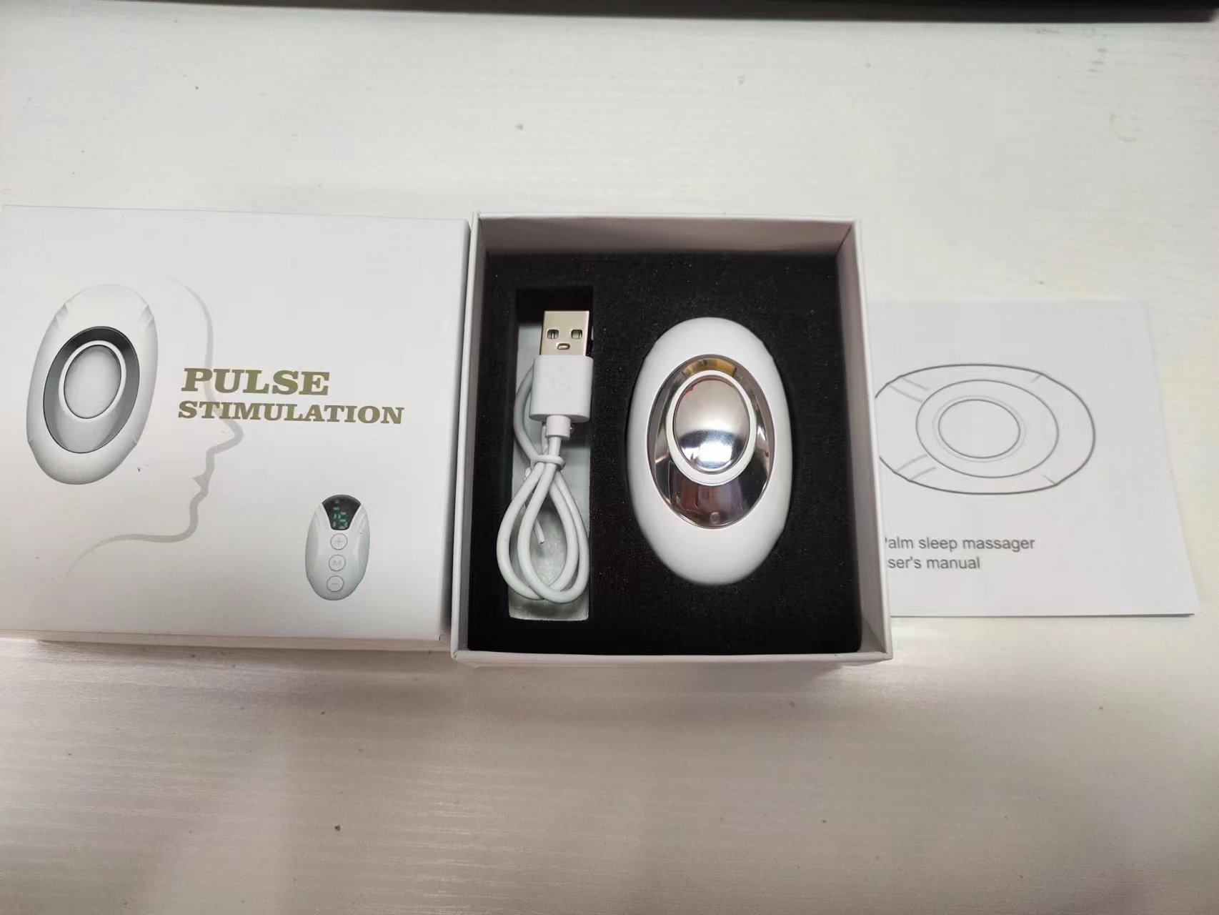 Intelligent Handheld Sleep Aid Device, Micro Current Sleep Massager, Stress & Anxiety Relief, Hypnosis Tool