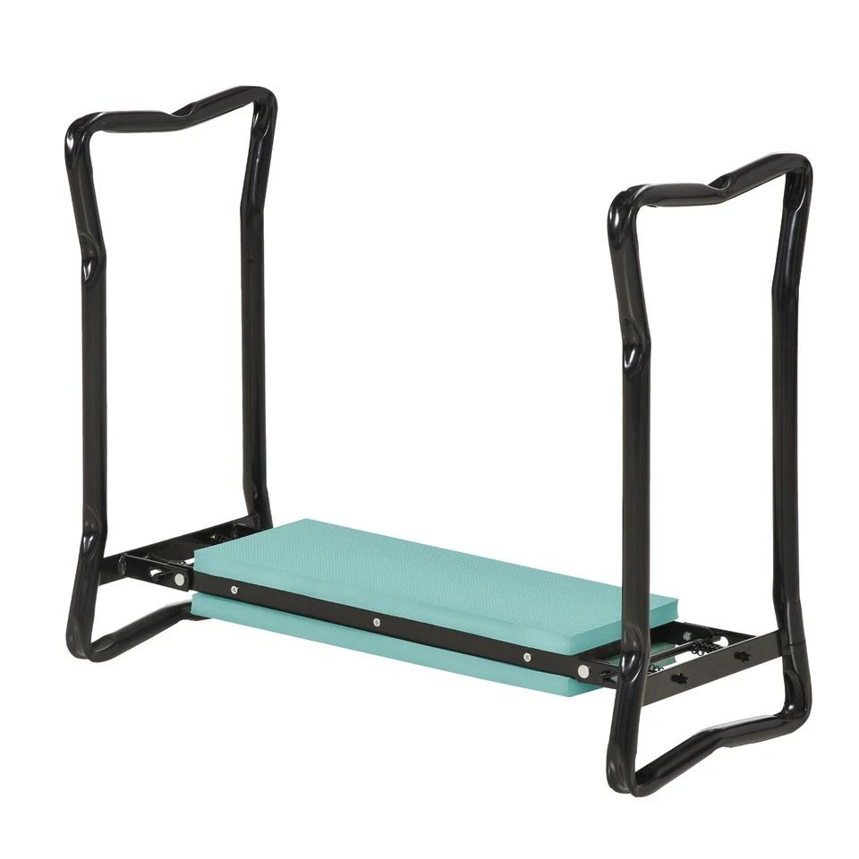 Folding Garden Kneeler & Seat Comfortable Kneeling Pad with Cushion, Ergonomic Design for Gardening and Kneeling Relief