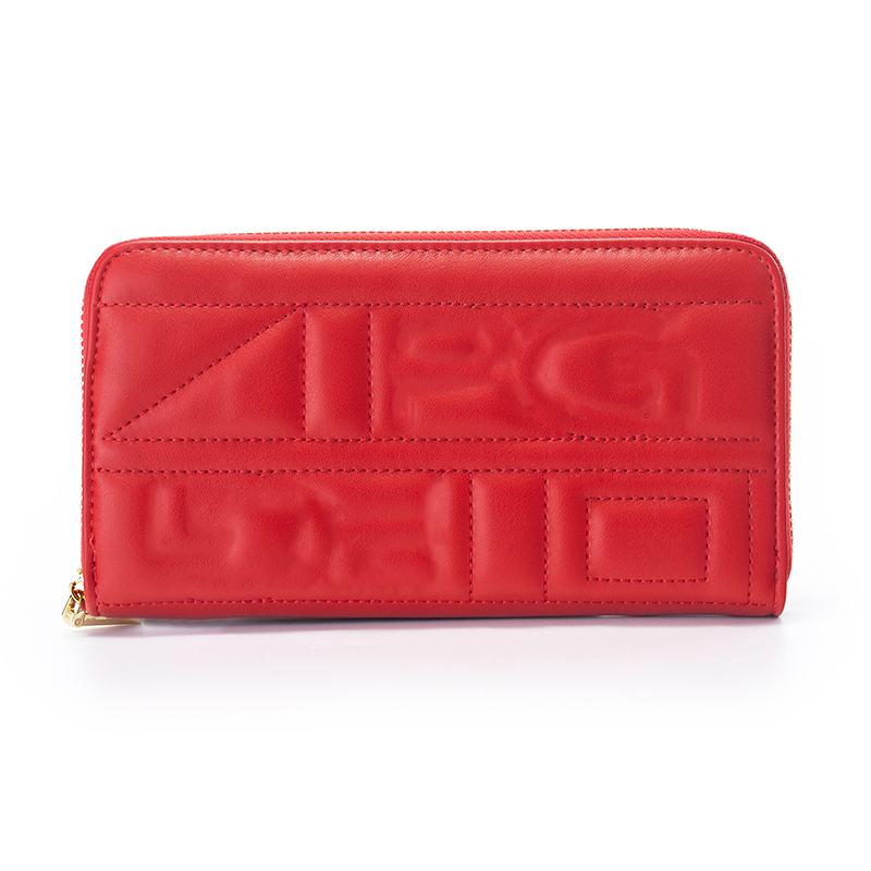 Womens Compact Wallet Card Bag With Letter Print