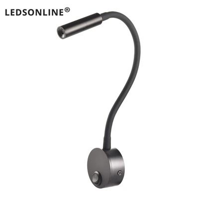 Flexible Gooseneck Clamp Wall Light Bedside LED Reading Lamp