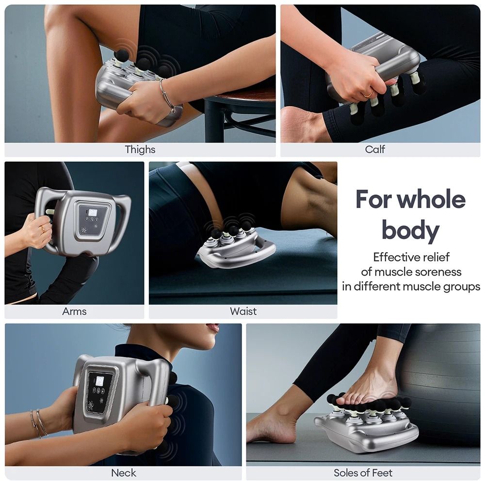 Deep Tissue Massage Gun with 24 Heads and 99 Speed Levels