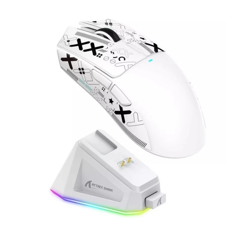 Ultralight Tri-Mode Wireless Gaming Mouse | 22K DPI & RGB Magnetic Charging Dock