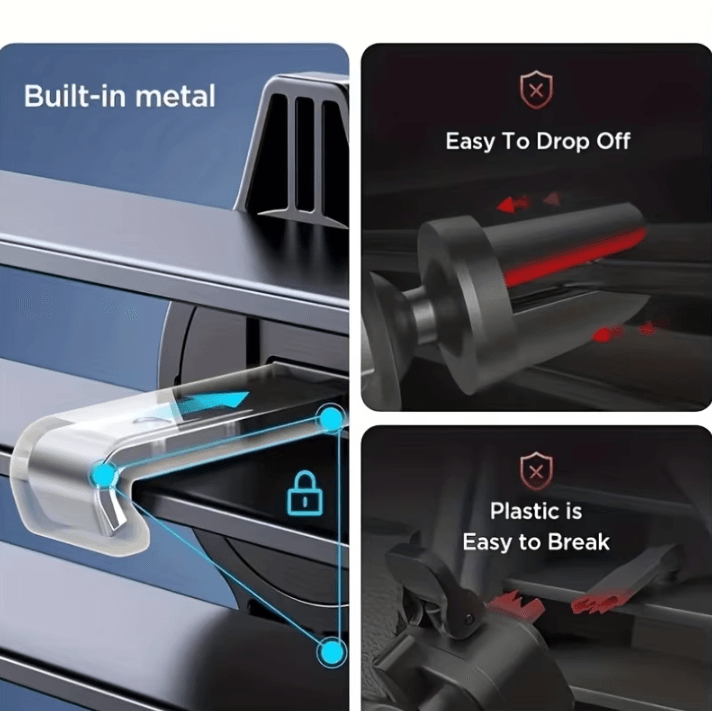 Universal Car Phone Holder – Air Vent Clip Mount Mobile Phone Car Stand for 4.7–6.7 inch Smartphones
