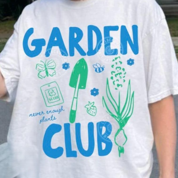 Garden Club Shirt, Gardening Shirt, Plant Lover T-Shirt, Gardener Gift, Cottagecore TShirt, Spring Tee