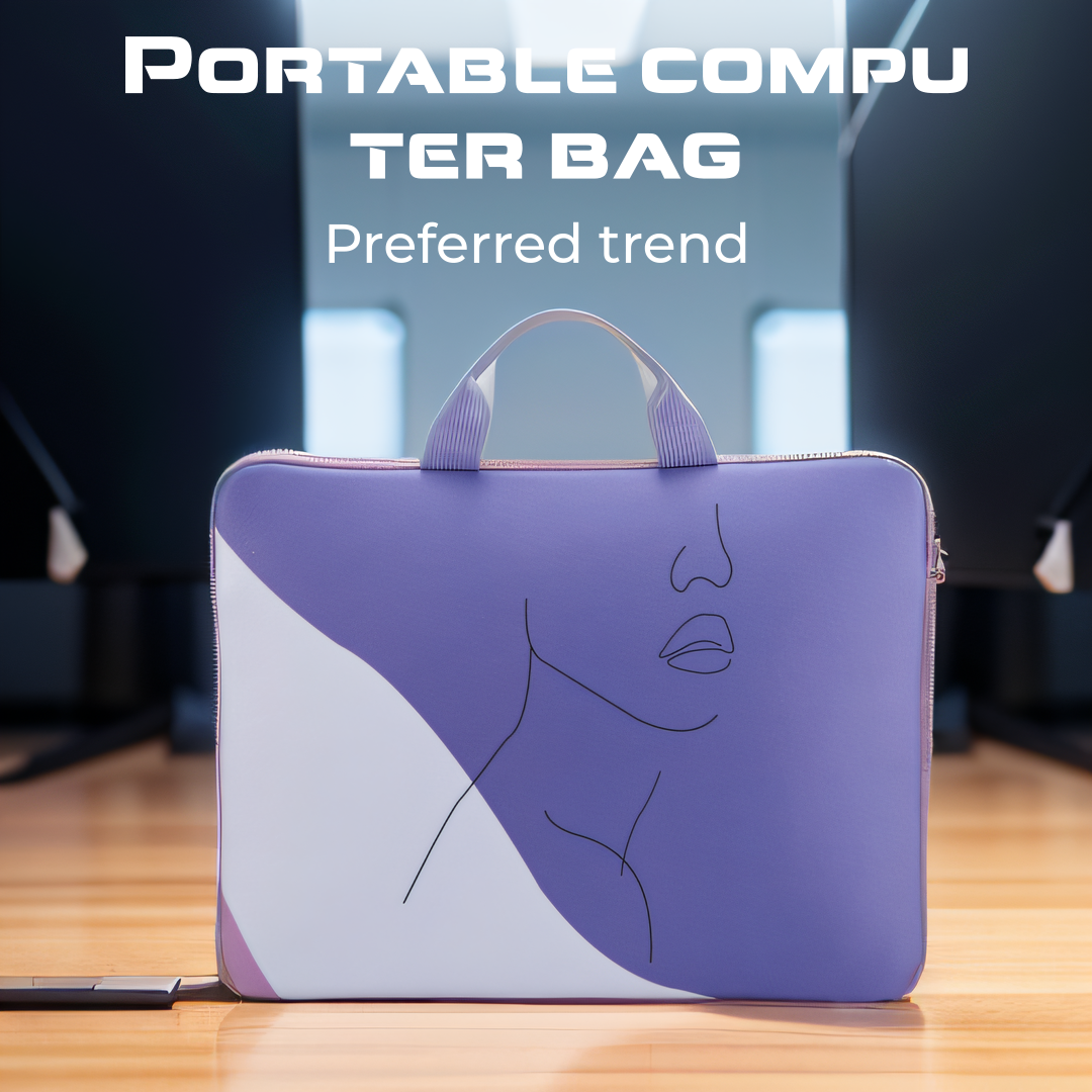 Laptop Bag Handbag, Heat Transfer Printing Laptop Protection Bag Trend, Stylish Laptop Sleeve