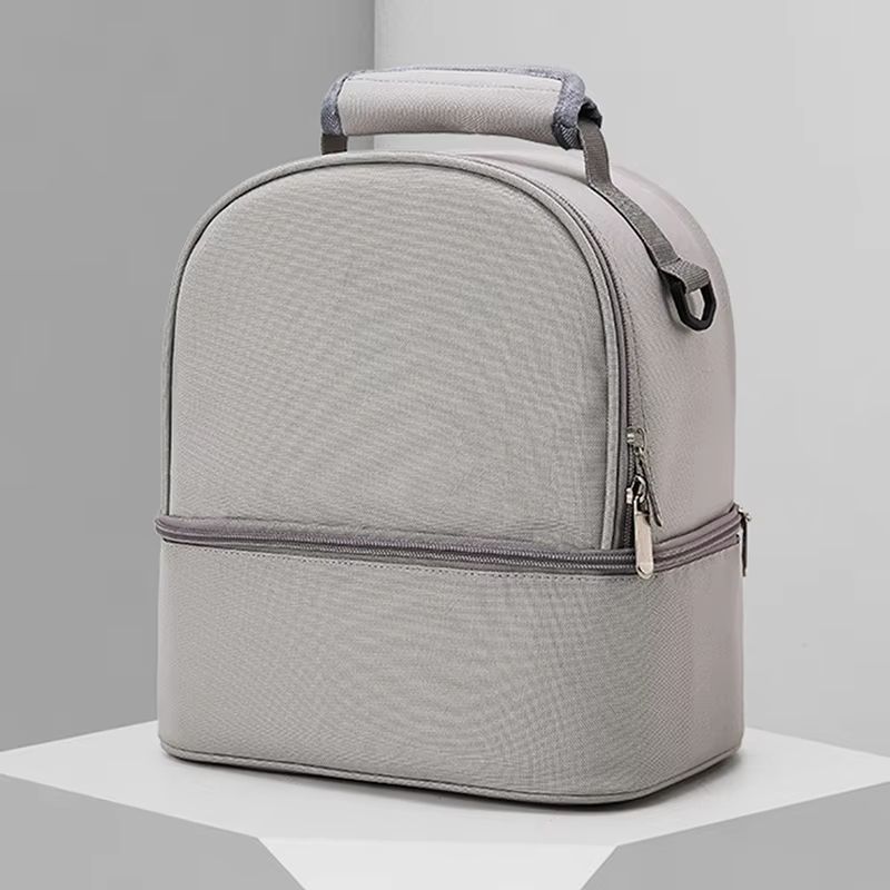 Insulated Double-Layer Large Capacity Mommy Diaper & Picnic Bag