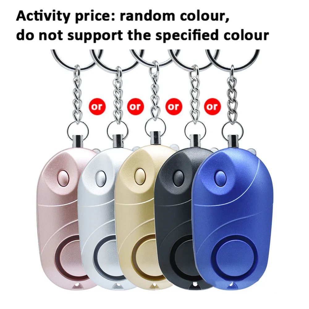 Personal Safety Alarm Keychain with LED Flashlight