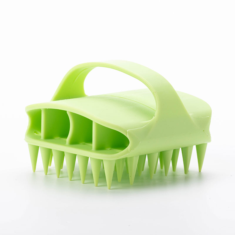 Silicone Scalp Massager Brush Deep Clean Shampoo Hair Growth Tool
