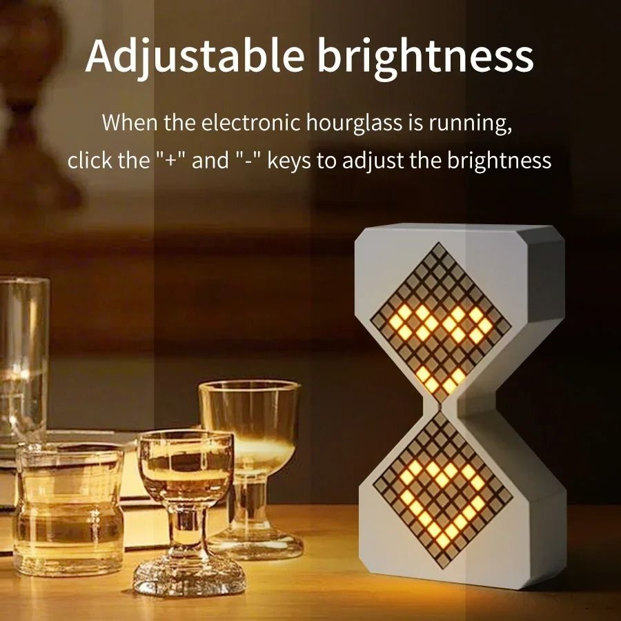 Creative DIY Digital Hourglass Electronic Toy Game Timer