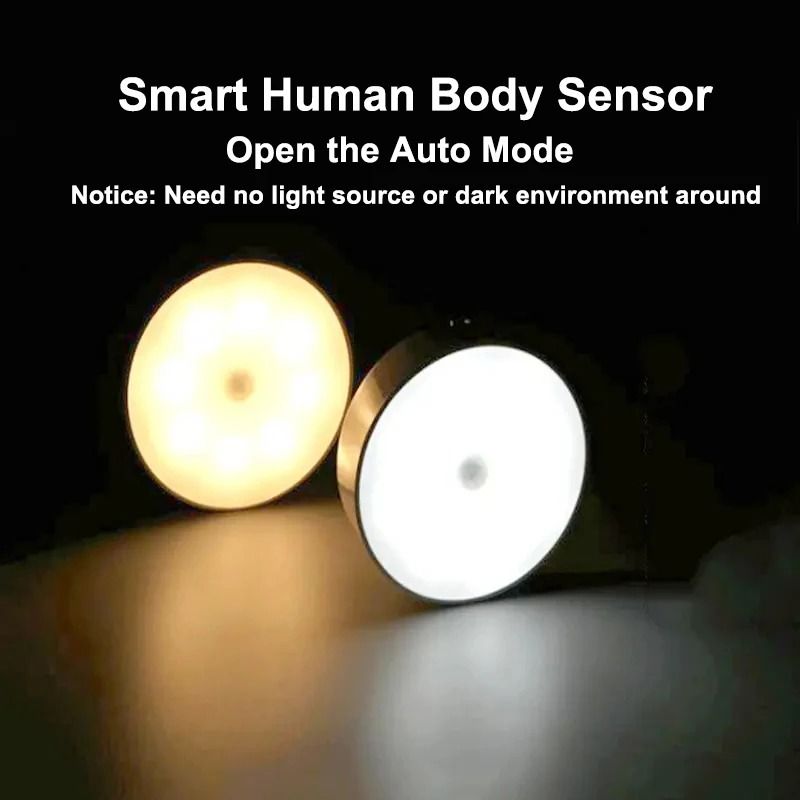 Smart Motion Sensor Night Light for Automatic Indoor Lighting