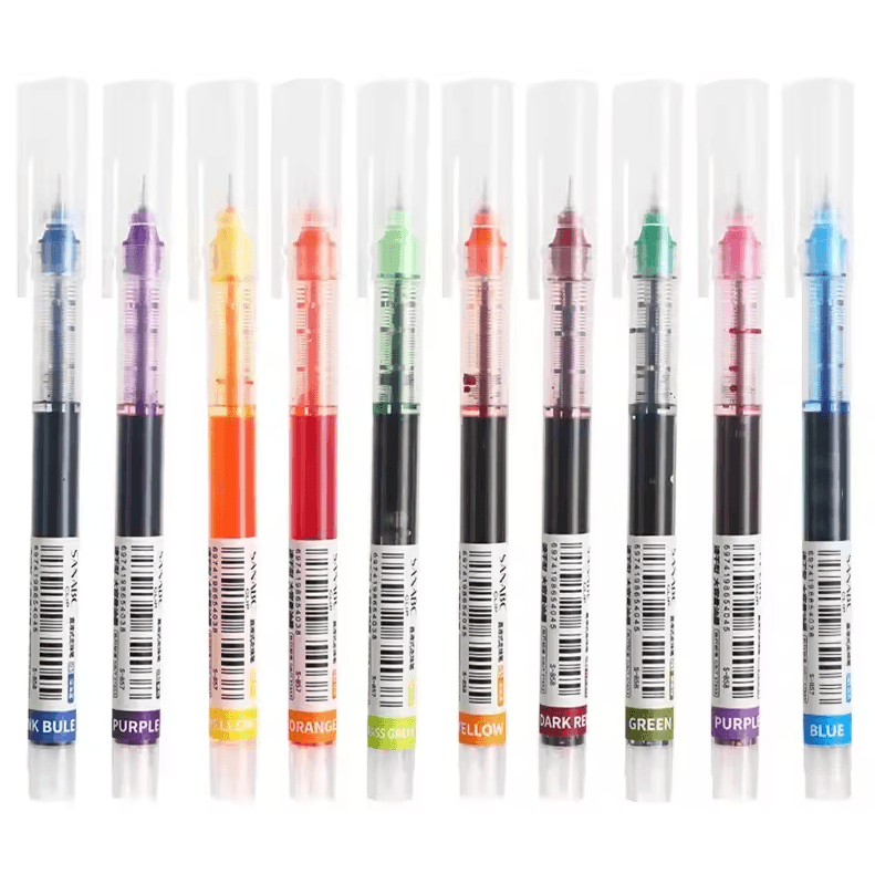 0.5MM Needle Tip Gel Pens Set – Smooth Writing Kawaii Liquid Ink Ballpoint Pens