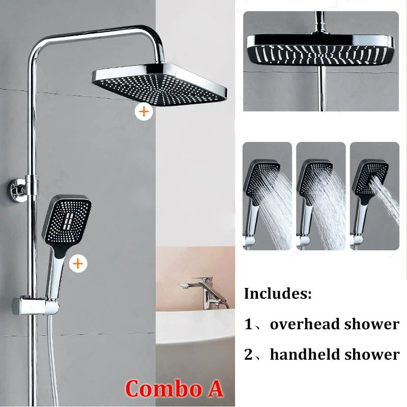 12 Inch Rain & Handheld Shower Set