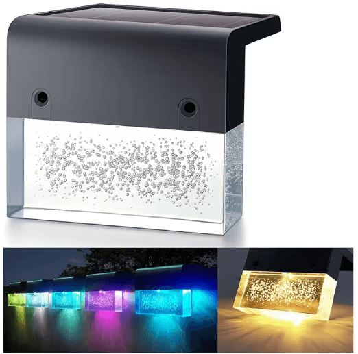 Waterproof Solar Deck & Step Lights – Outdoor LED Fence and Stair Lighting