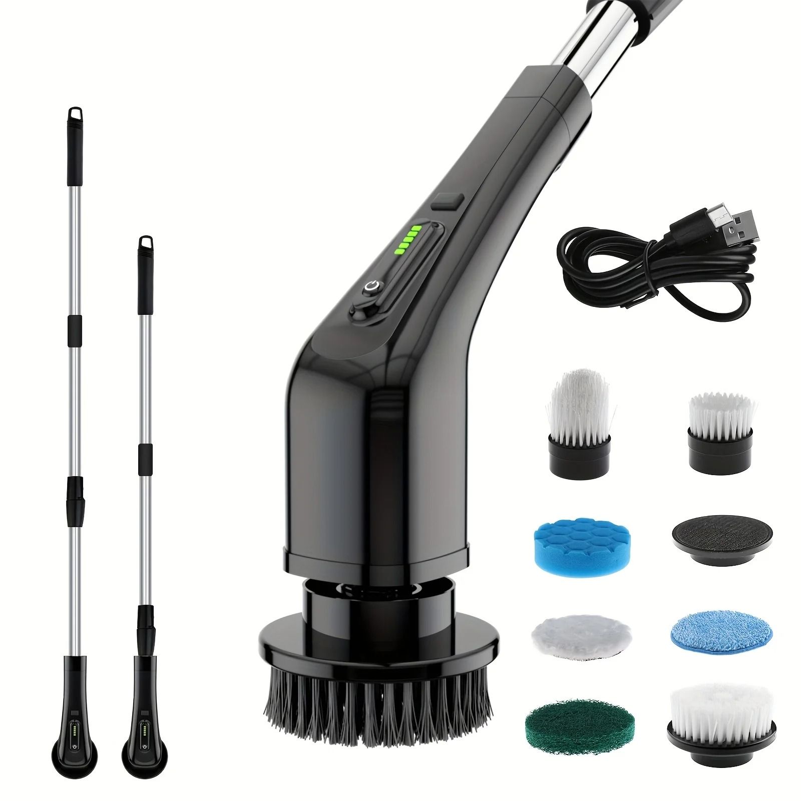 Multifunctional Electric Cleaning Brush with Long Handle