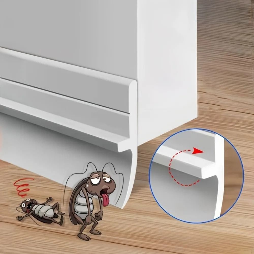 Self Adhesive PVC Door Bottom Seal Strip for Draft and Noise Blocking