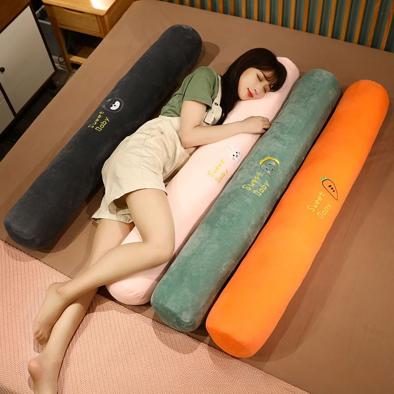 Multi-Functional Rectangular Pillow Support Cushion Long Bolster for Girls Women