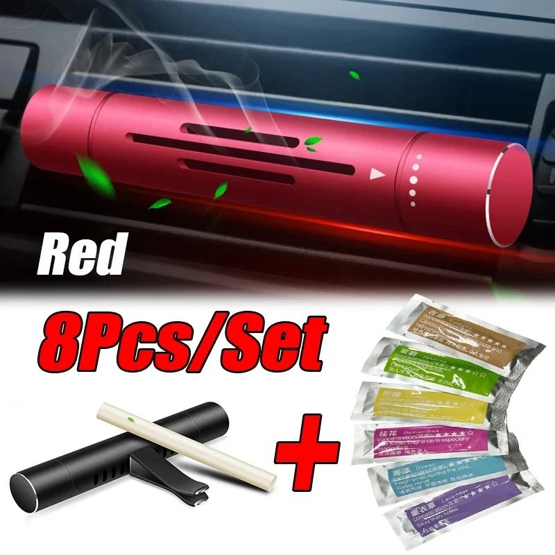 8 Pcs Set Car Air Vent Perfume Air Freshener Clips