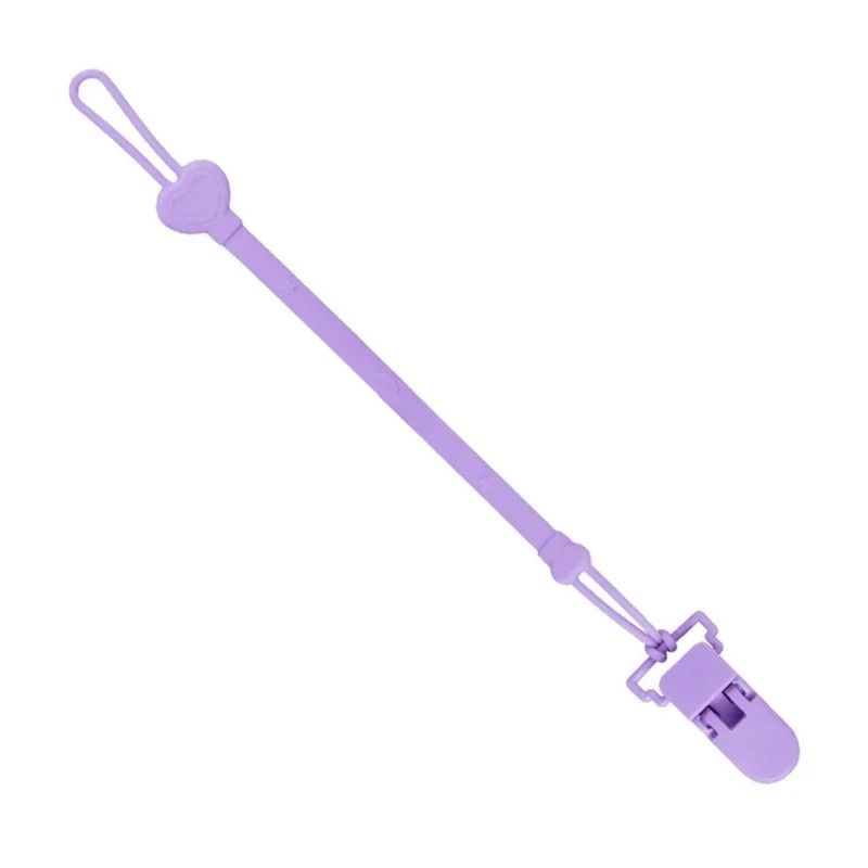 Flexible Silicone Pediatric Tether and Pacifier Strap