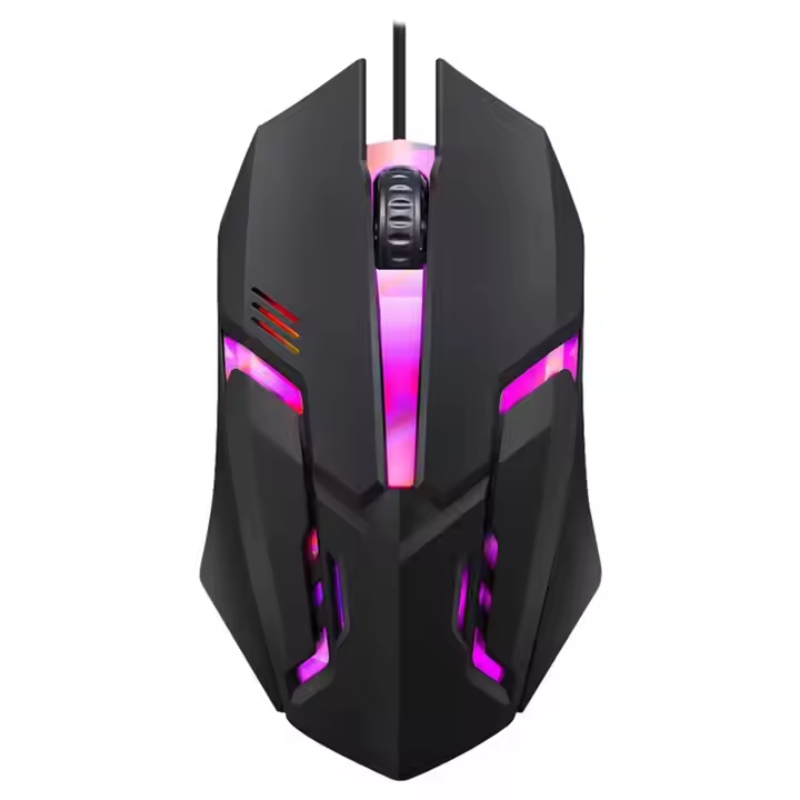 Ergonomic USB Wired Mouse, Optical Gaming Mouse, RGB Colorful for Computer, Macbook