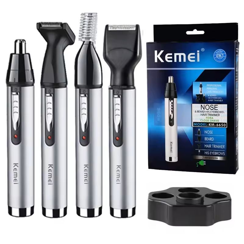 All in 1 Rechargeable Nose Ear Hair Trimmer Grooming Kit
