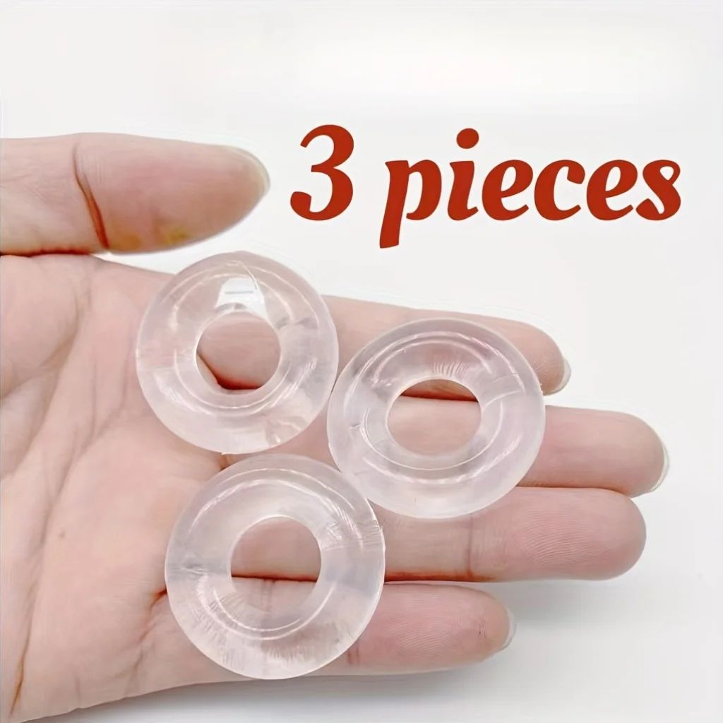 Silicone Door Stopper Wall Protector Set of 3