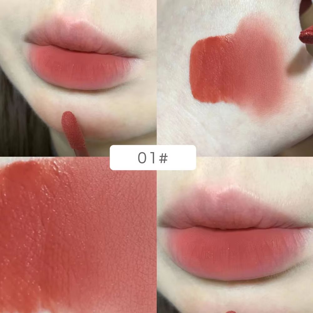 Gege Bear Rabbit Lip Glaze – Long-Lasting Matte Lipstick with Velvet Lip Clay Finish