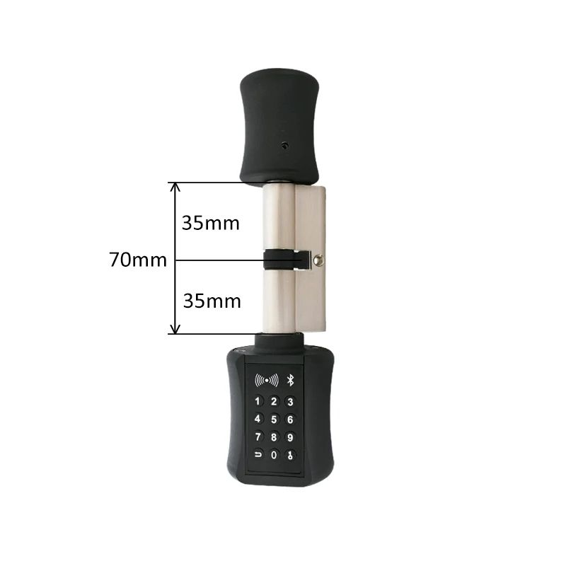 TTLock Bluetooth Smart Cylinder Lock, WiFi Smart Security Lock, APP Keypad Code, RFID Card Keyless Entry
