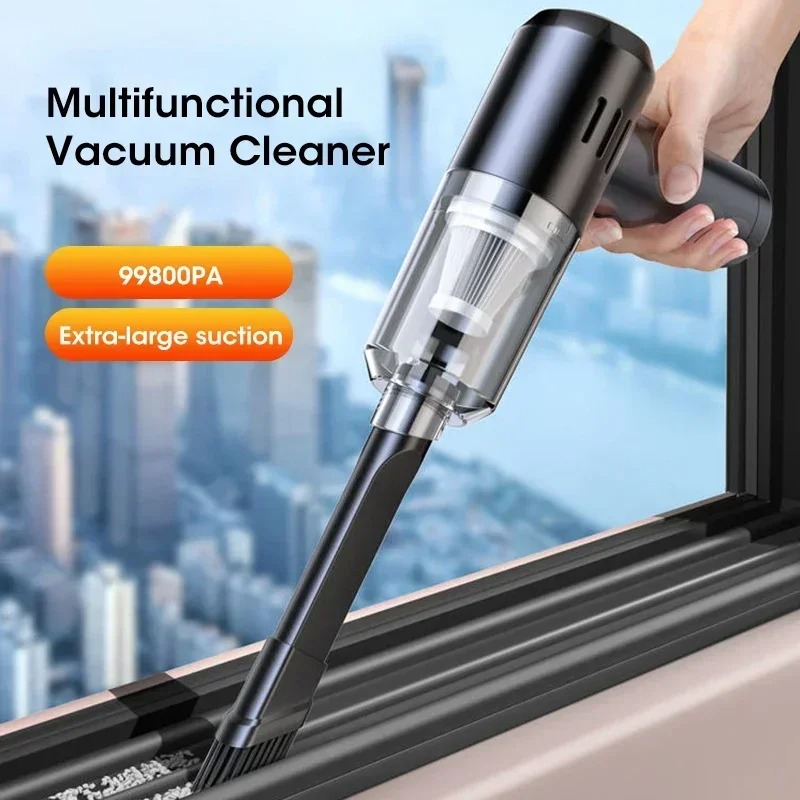 Rechargeable Cordless Handheld Vacuum Cleaner Suction Wet Dry Portable for Pet Hair Car Home Cleaning