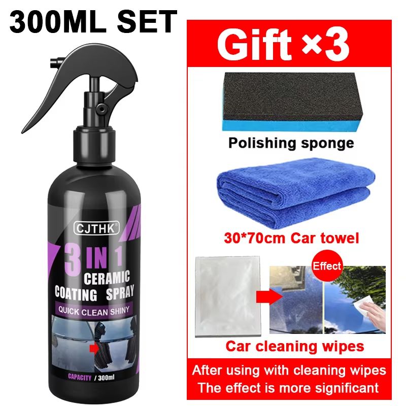 Ceramic Nano Car Coating Liquid – Hydrophobic Paint Protection, Crystal Shine & Long-Lasting Polish