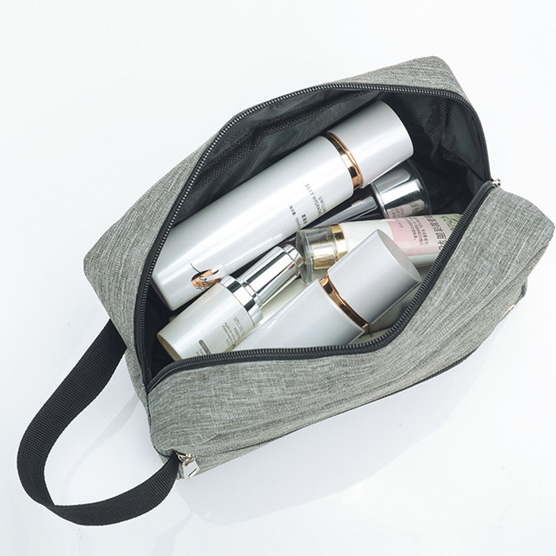 Oxford Cloth Waterproof Wash Bag, Men's & Women's Travel Portable Makeup Organizer