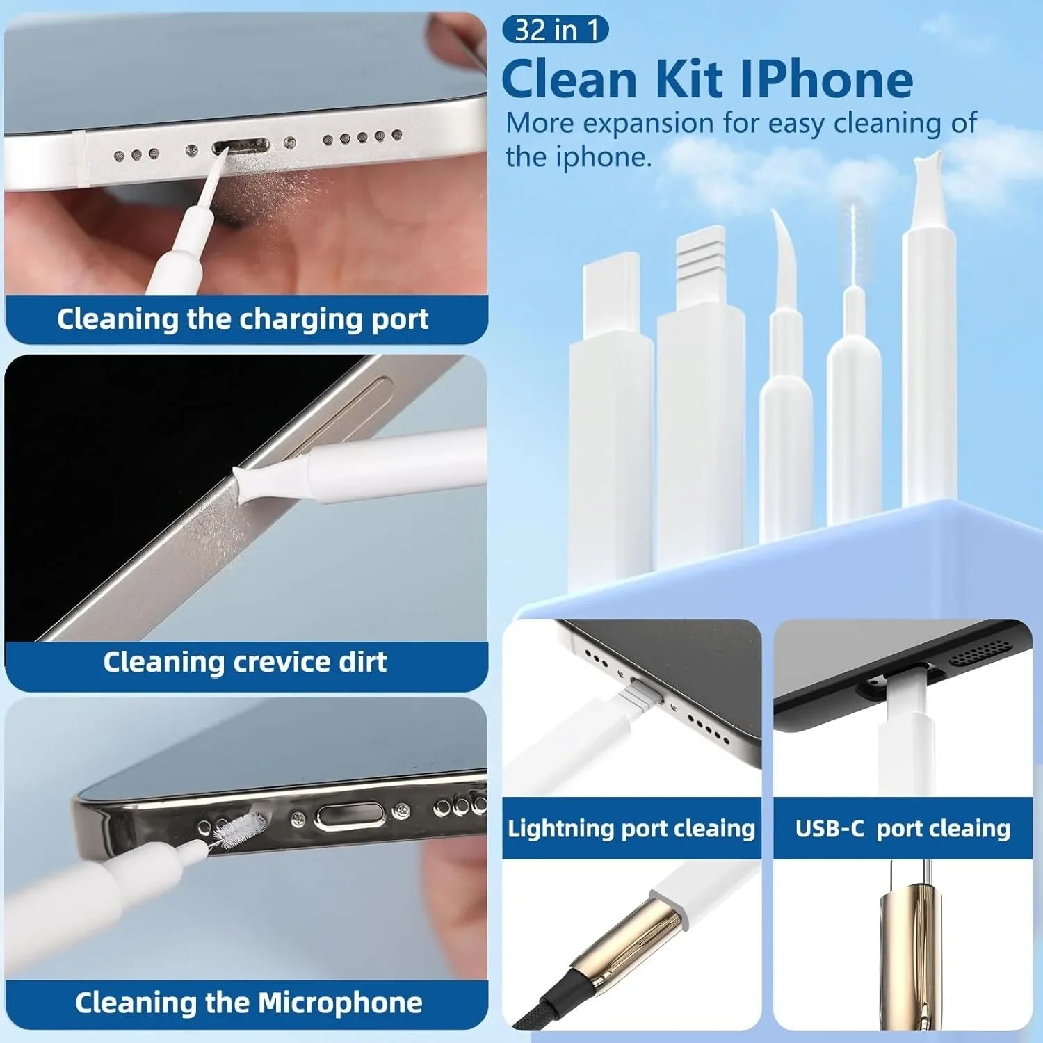Multi Functional Deep Cleaning Tool Kit