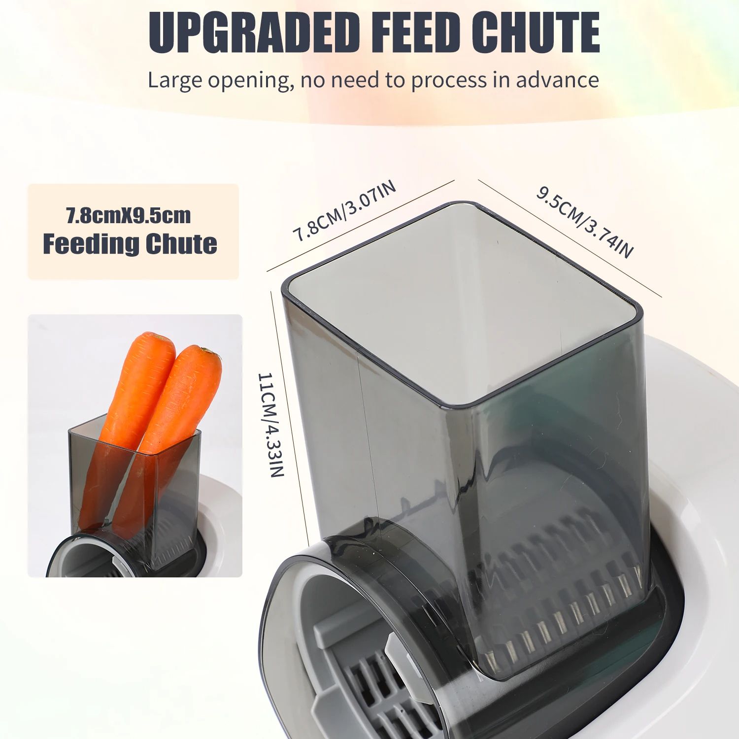 Electric Vegetable Slicer Salad Maker, Multifunctional Fruit Cutter & Cheese Grater