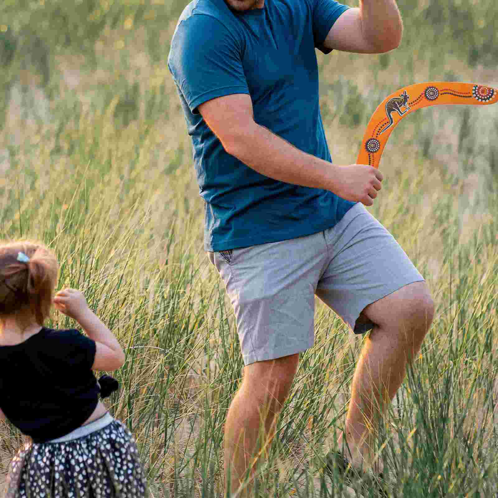 High Return Kangaroo Boomerang Outdoor Throw Game for Kids and Family Fun