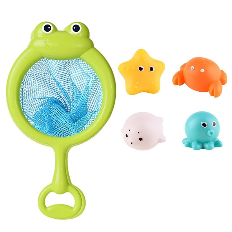 Luminous LED Animal Bath Toy with Water Induction