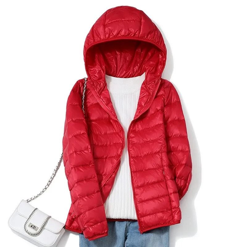 Womens Sweet Style Ultralight Packable Puffer