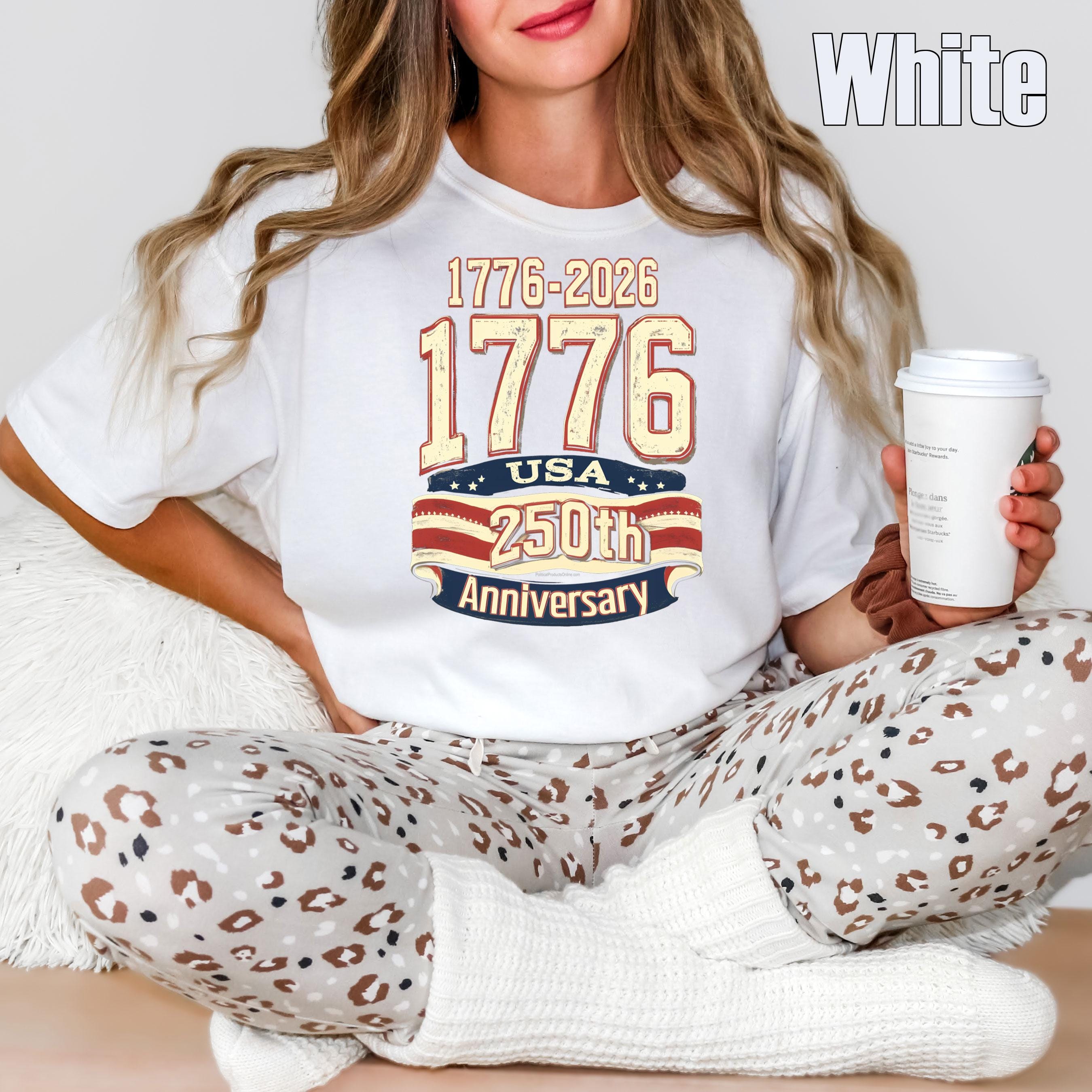 Comfort Colors 1776-2026 USA 250th Anniversary Shirt Patriotic Tee Independence Day Gift