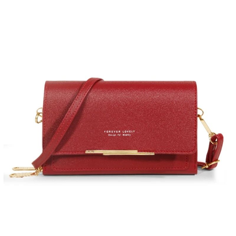 Womens Large Capacity Wallet Shoulder Bag with Phone Holder