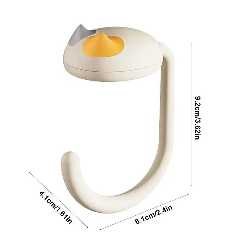 Cute Cat Tail Purse Hook Portable Table Bag Hanger