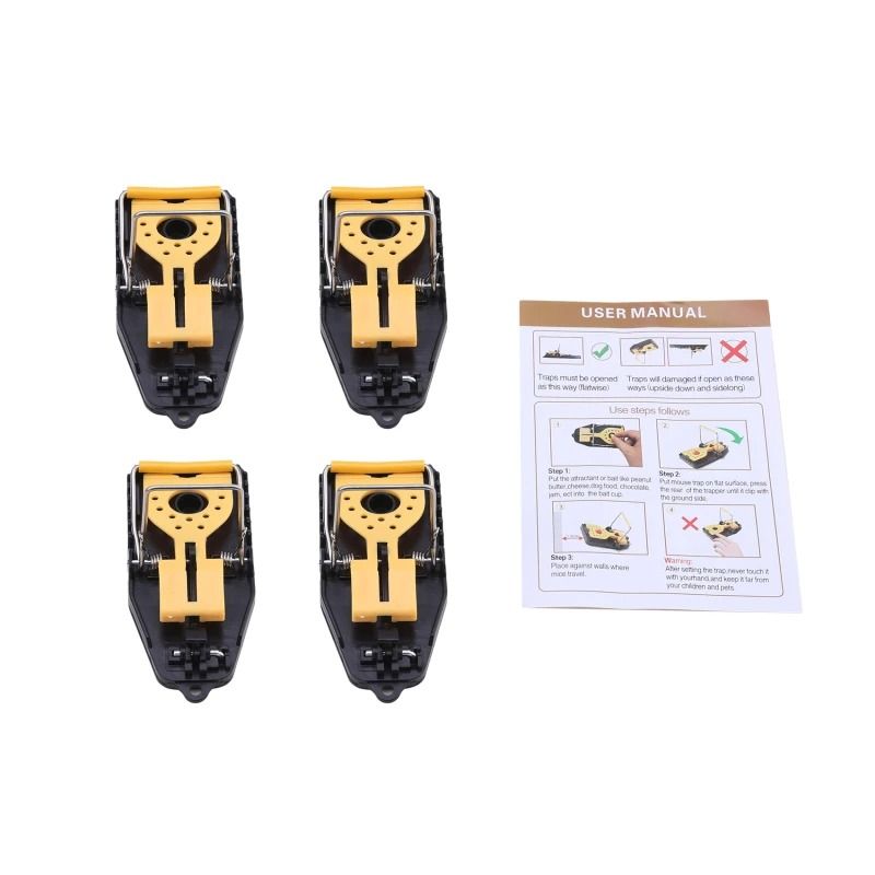 Universal Humane Mouse Capture Trap Set of Four