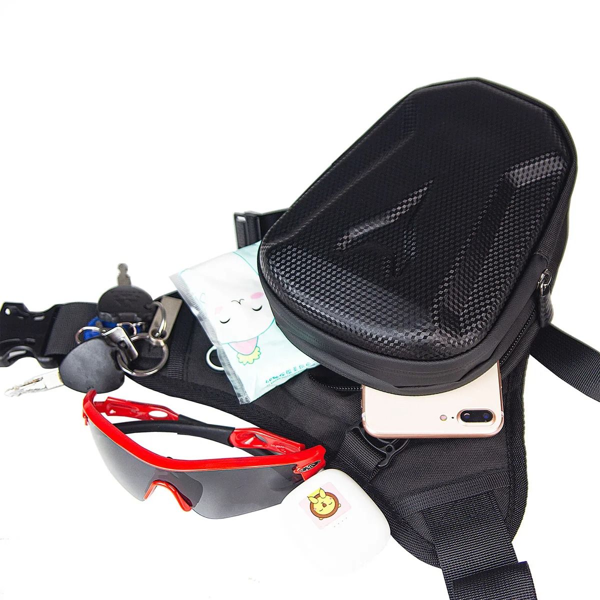 Waterproof Motorcycle Leg Bag Rider Waist and Crossbody Pack
