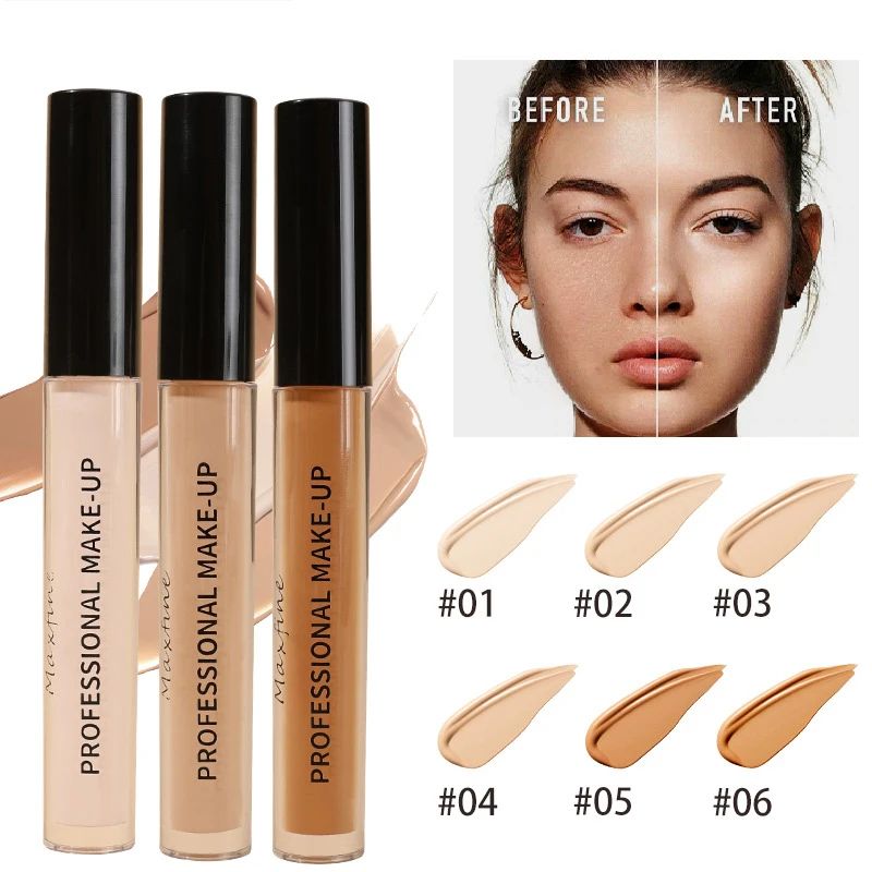 Hydrating Liquid Concealer Foundation Long Lasting Moisturizing Foundation Smooth Coverage Waterproof Makeup