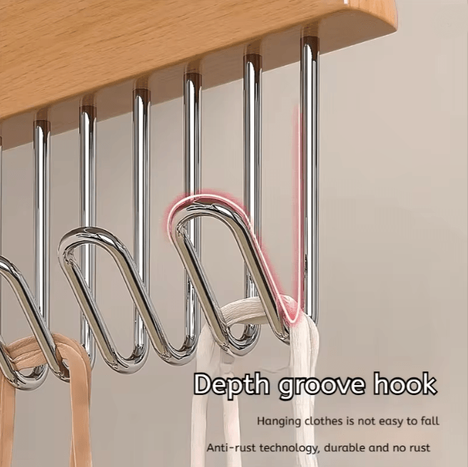 Multifunctional Bra Hanger Organizer for Wardrobe Storage