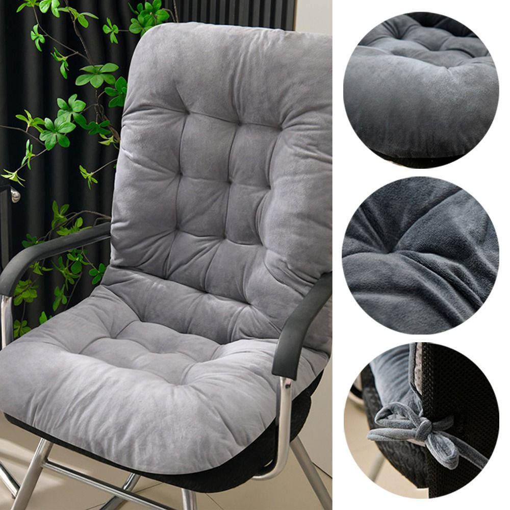 Soft Cotton Chair Cushion for Outdoor Seating Washable Seat Pad for Hammock and Dining Chairs
